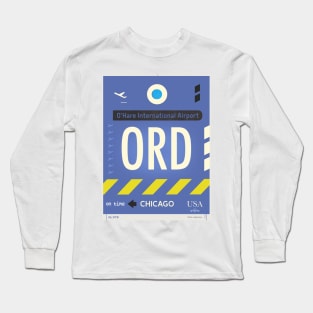 ORD O'Hare Airport code Long Sleeve T-Shirt